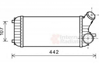 VAN WEZEL 18004472 -  Интеркулер